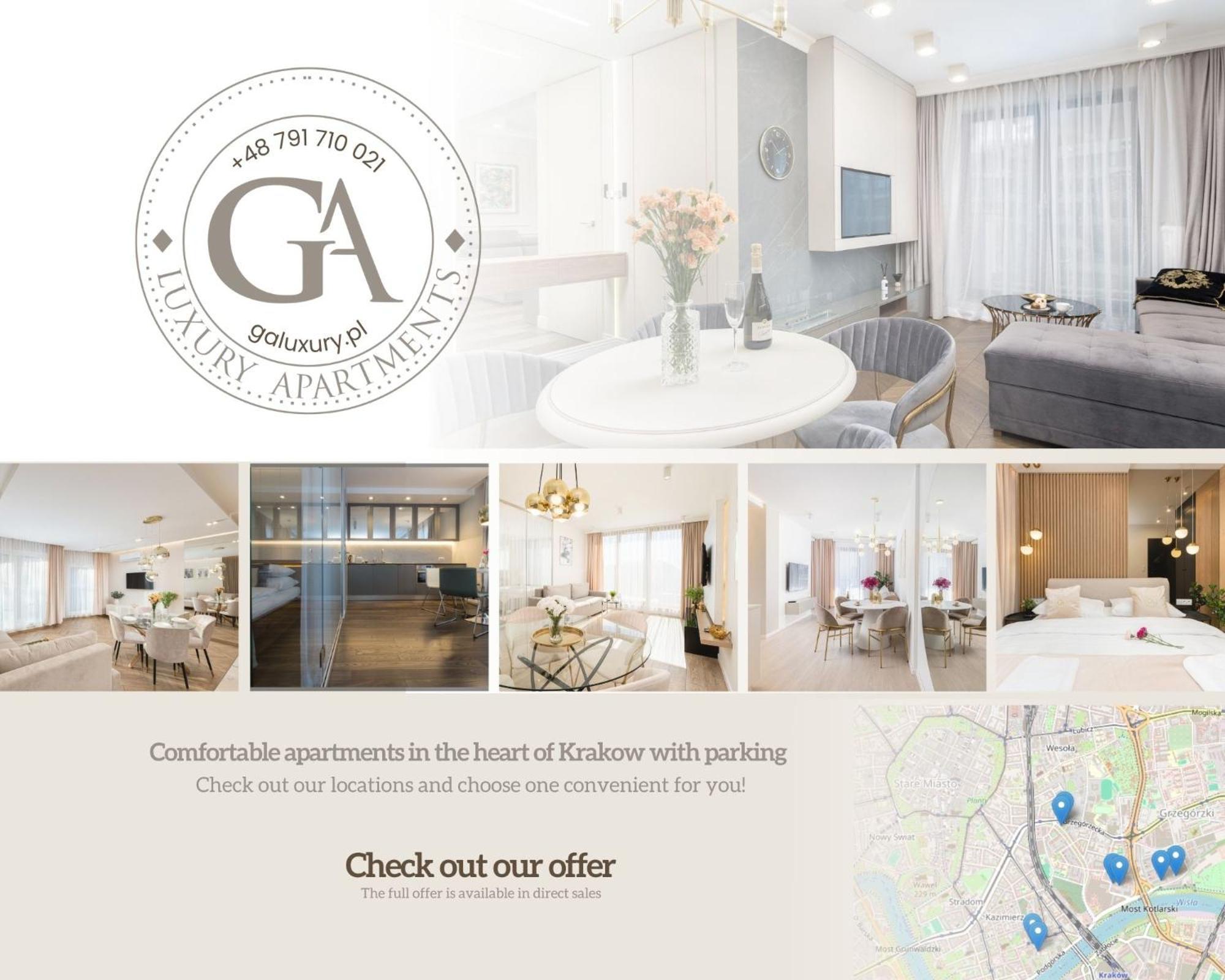 Ga Luxury Apartments W21 Krakow Exterior photo